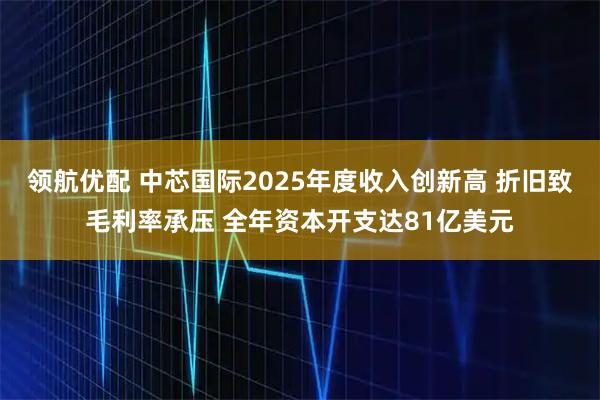领航优配 中芯国际2025年度收入创新高 折旧致毛利率承压 全年资本开支达81亿美元