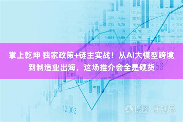 掌上乾坤 独家政策+链主实战！从AI大模型跨境到制造业出海，这场推介会全是硬货